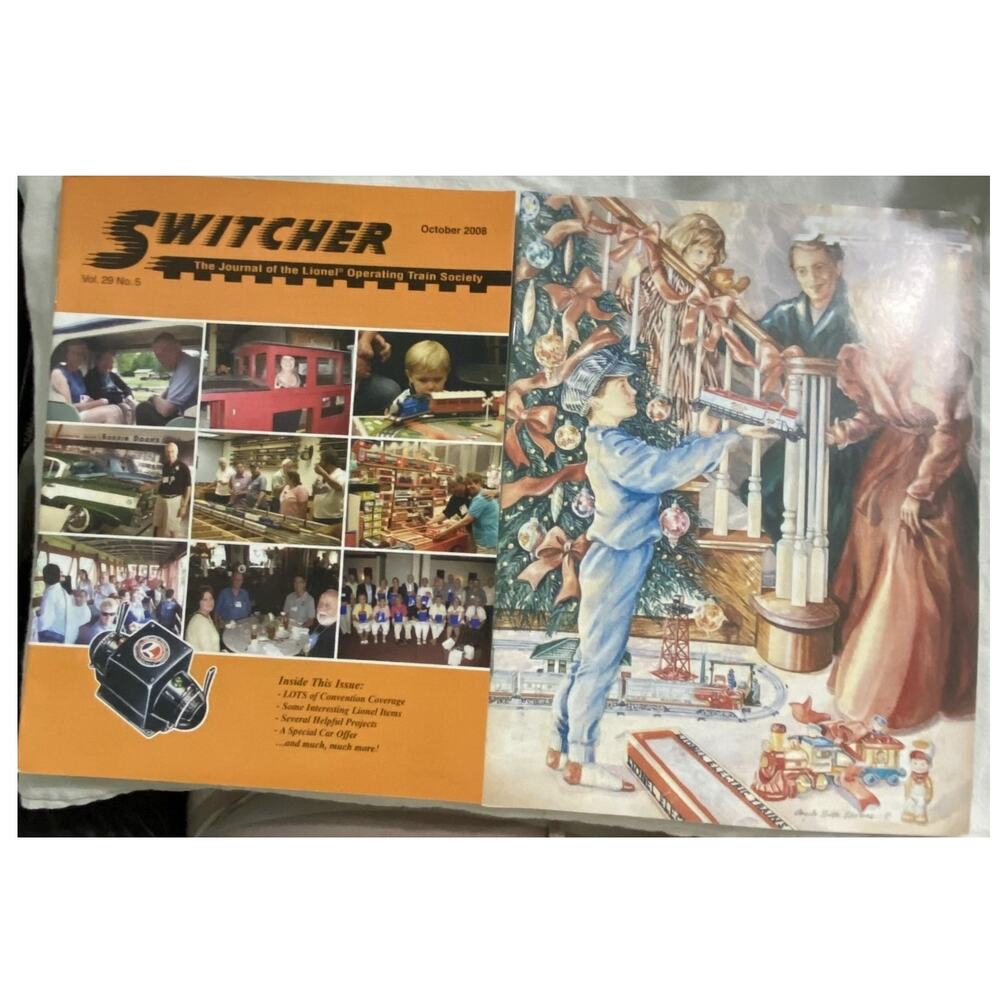 Lot 2 Switcher October December 2008  Magazine Angela Trotta Thomas Model Hobby